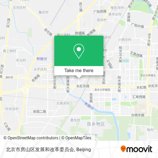 北京市房山区发展和改革委员会 map