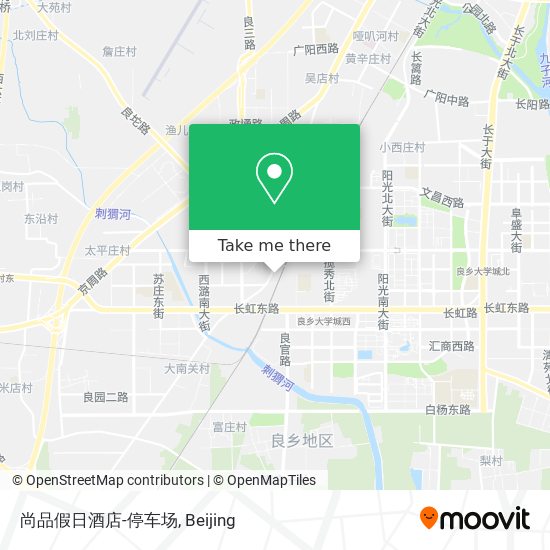 尚品假日酒店-停车场 map