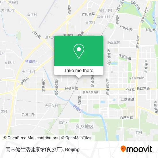 喜来健生活健康馆(良乡店) map