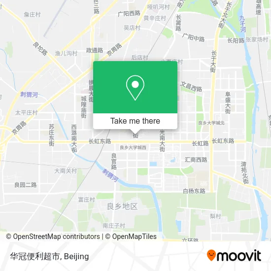 华冠便利超市 map