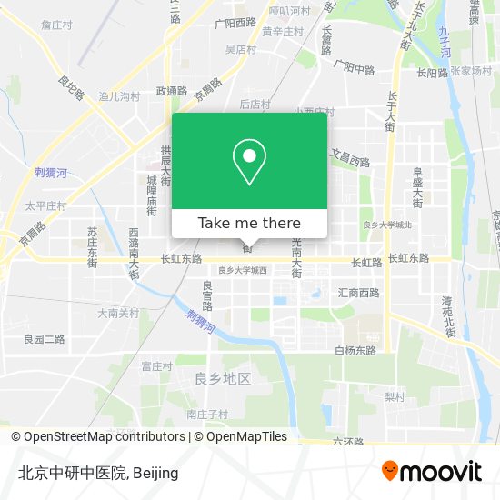 北京中研中医院 map