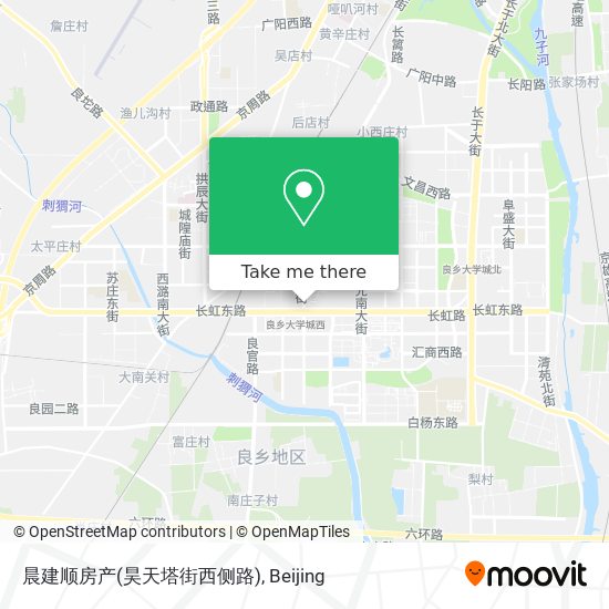 晨建顺房产(昊天塔街西侧路) map
