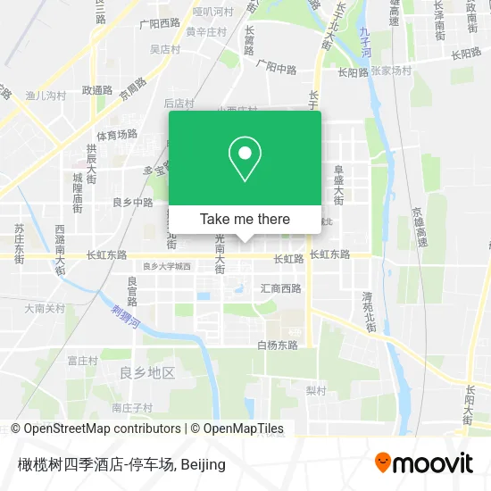 橄榄树四季酒店-停车场 map
