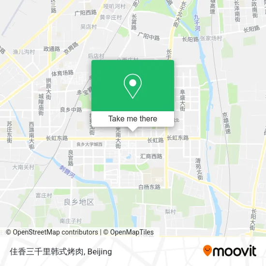 佳香三千里韩式烤肉 map