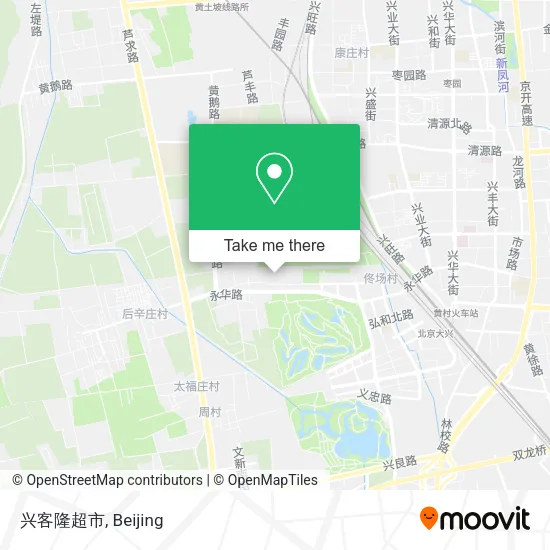 兴客隆超市 map