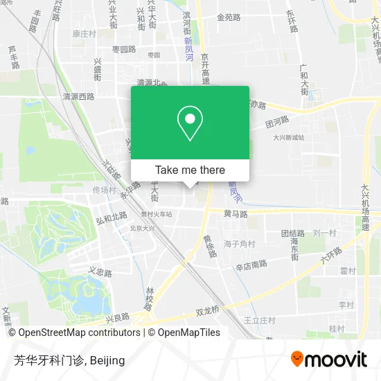 芳华牙科门诊 map