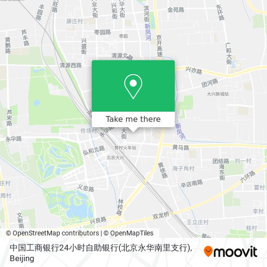 中国工商银行24小时自助银行(北京永华南里支行) map