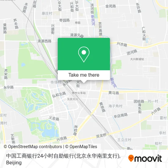 中国工商银行24小时自助银行(北京永华南里支行) map