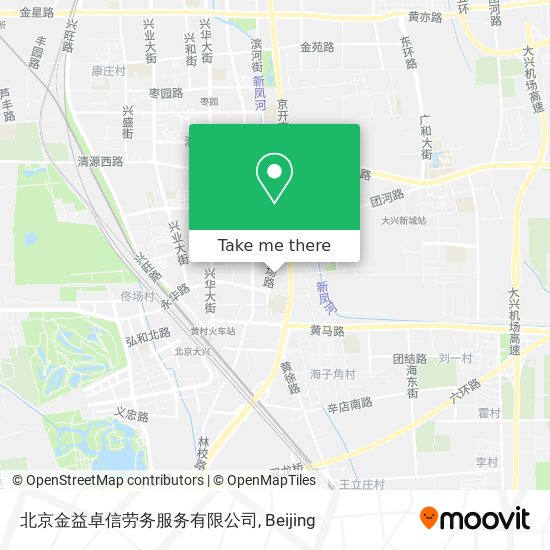 北京金益卓信劳务服务有限公司 map