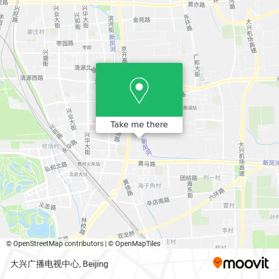 大兴广播电视中心 map