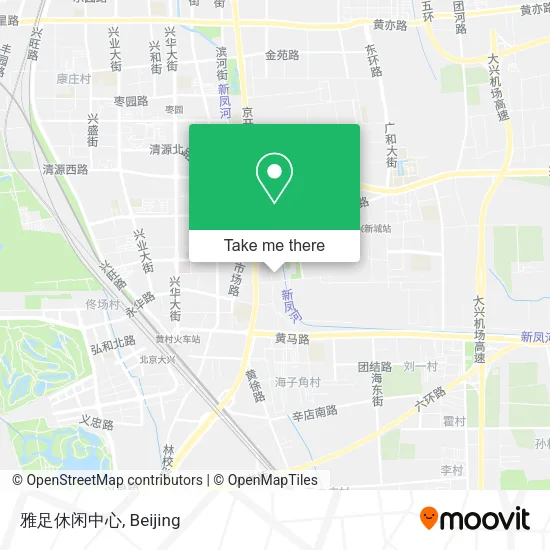 雅足休闲中心 map