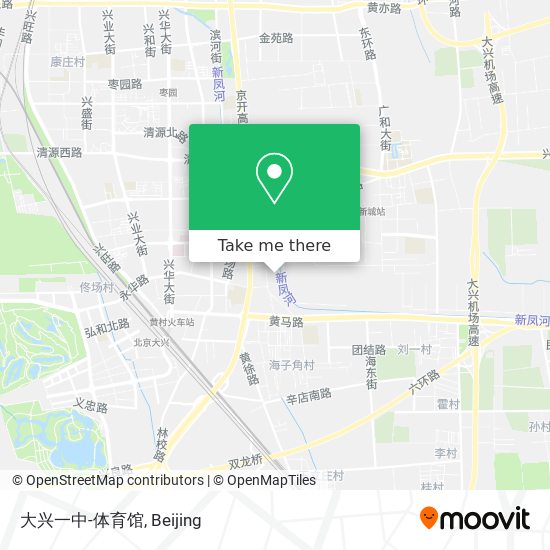 大兴一中-体育馆 map