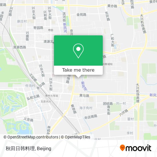 秋田日韩料理 map
