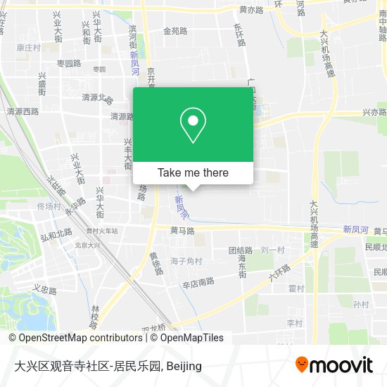 大兴区观音寺社区-居民乐园 map