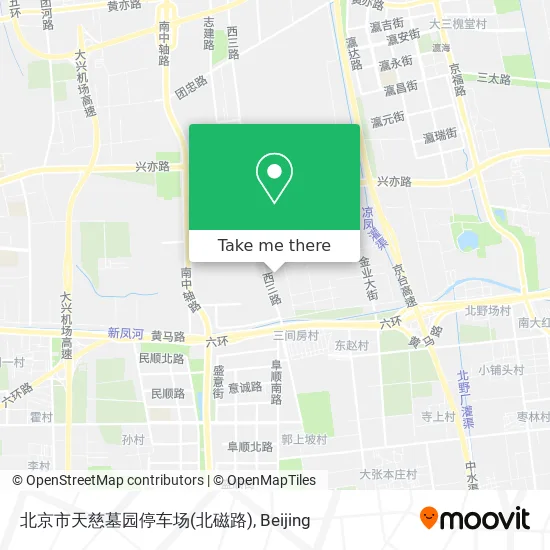 北京市天慈墓园停车场(北磁路) map