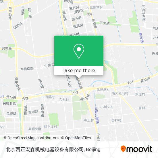 北京西正宏森机械电器设备有限公司 map