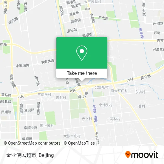 金业便民超市 map