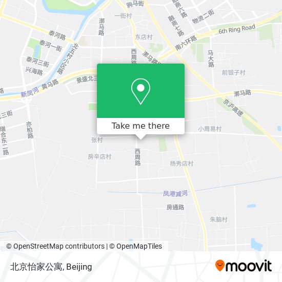 北京怡家公寓 map