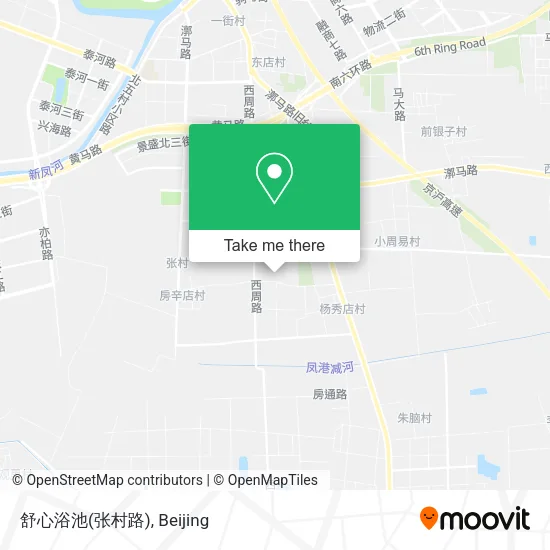 舒心浴池(张村路) map