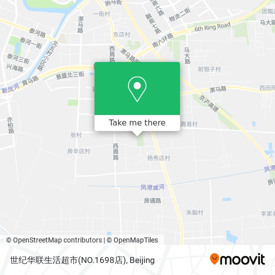 世纪华联生活超市(NO.1698店) map