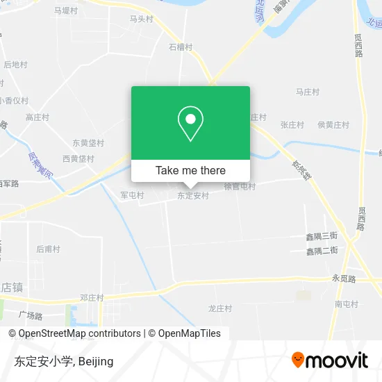 东定安小学 map