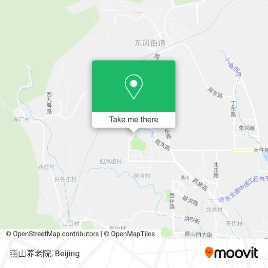 燕山养老院 map