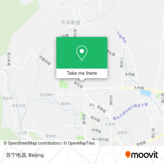 苏宁电器 map