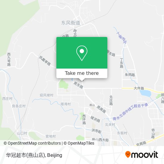 华冠超市(燕山店) map