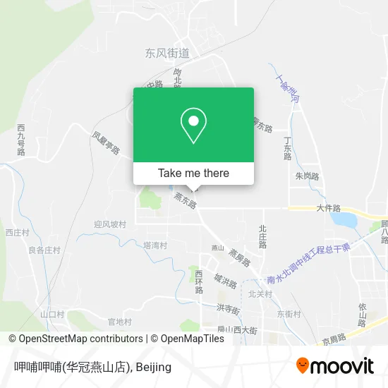 呷哺呷哺(华冠燕山店) map
