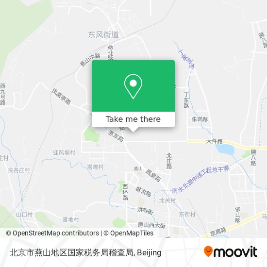 北京市燕山地区国家税务局稽查局 map