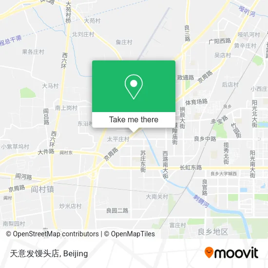 天意发馒头店 map