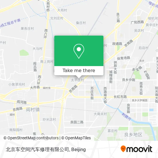 北京车空间汽车修理有限公司 map