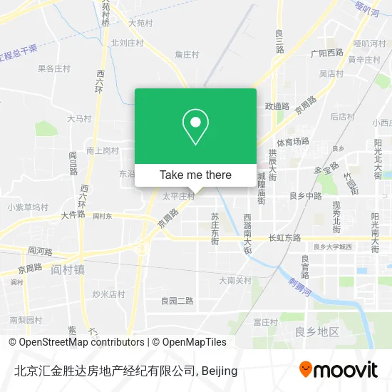北京汇金胜达房地产经纪有限公司 map