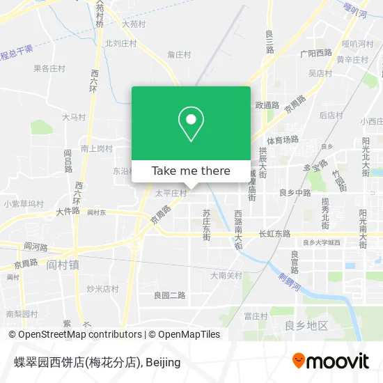 蝶翠园西饼店(梅花分店) map