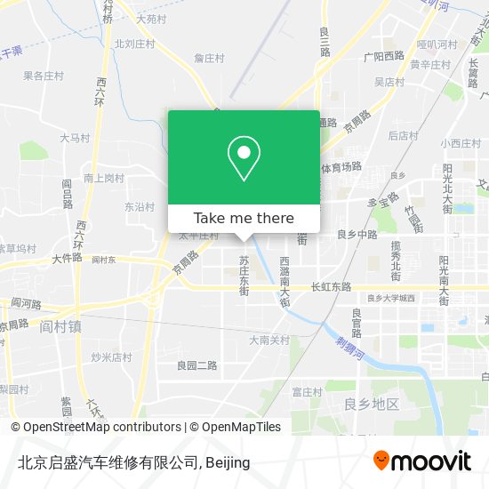 北京启盛汽车维修有限公司 map