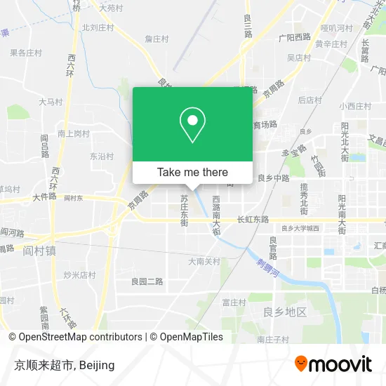 京顺来超市 map