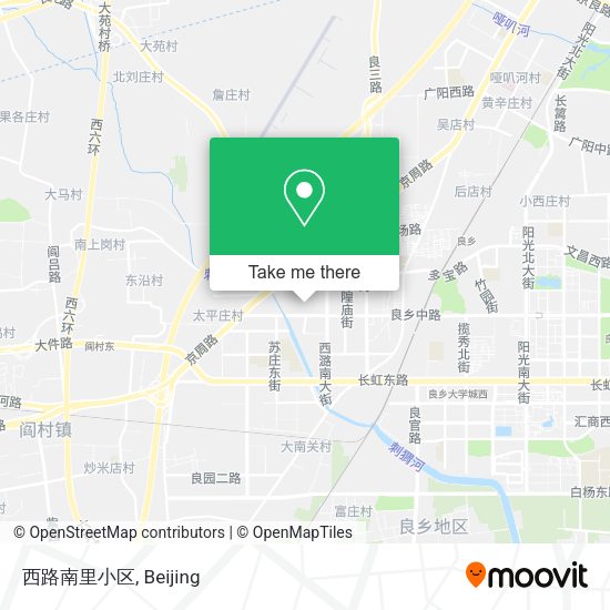 西路南里小区 map