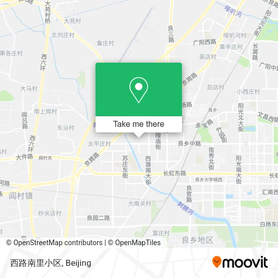 西路南里小区 map