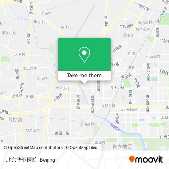 北京华亚医院 map