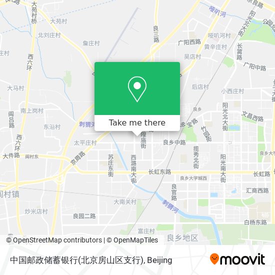 中国邮政储蓄银行(北京房山区支行) map