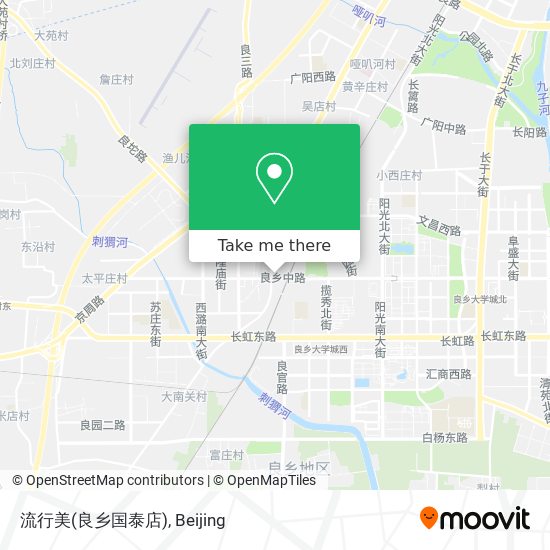 流行美(良乡国泰店) map