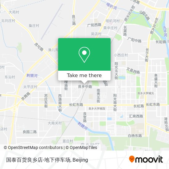 国泰百货良乡店-地下停车场 map