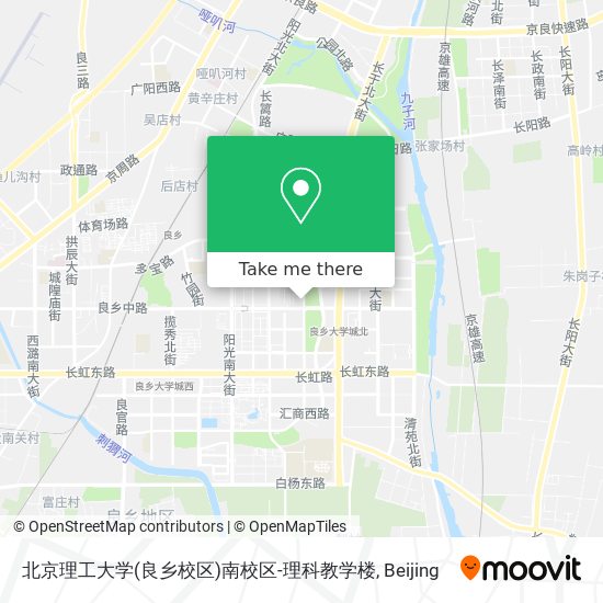 北京理工大学(良乡校区)南校区-理科教学楼 map