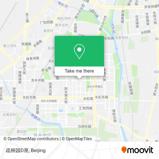 疏桐园D座 map