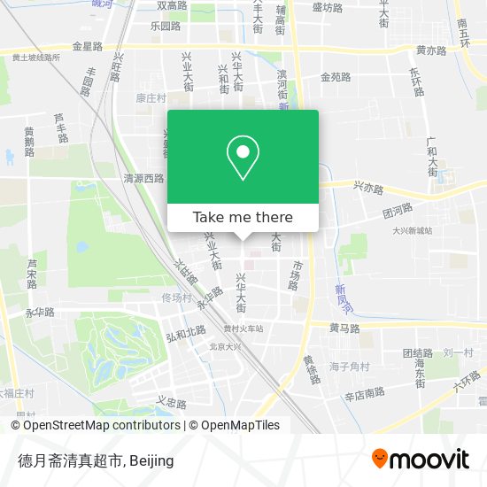 德月斋清真超市 map