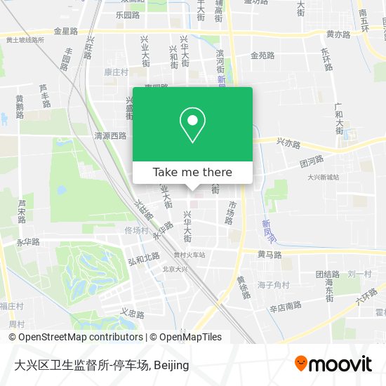 大兴区卫生监督所-停车场 map