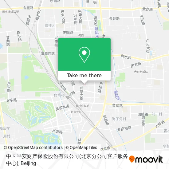 中国平安财产保险股份有限公司(北京分公司客户服务中心) map