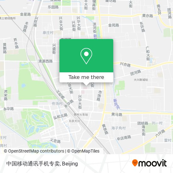 中国移动通讯手机专卖 map