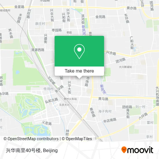 兴华南里40号楼 map