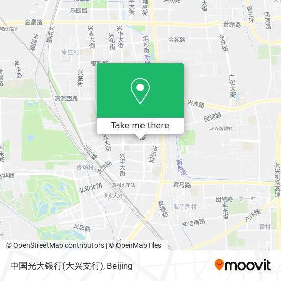 中国光大银行(大兴支行) map